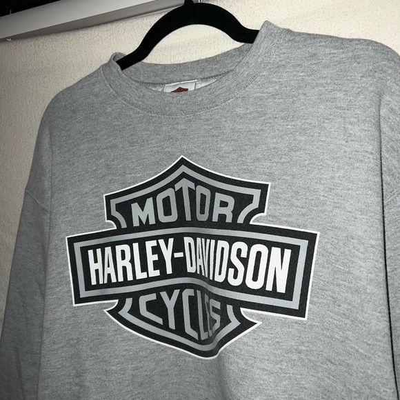 Vintage Harley Davidson Motorcycles Crewneck Sweatshirt Smoky Mountain TN Size M - Picture 4 of 6